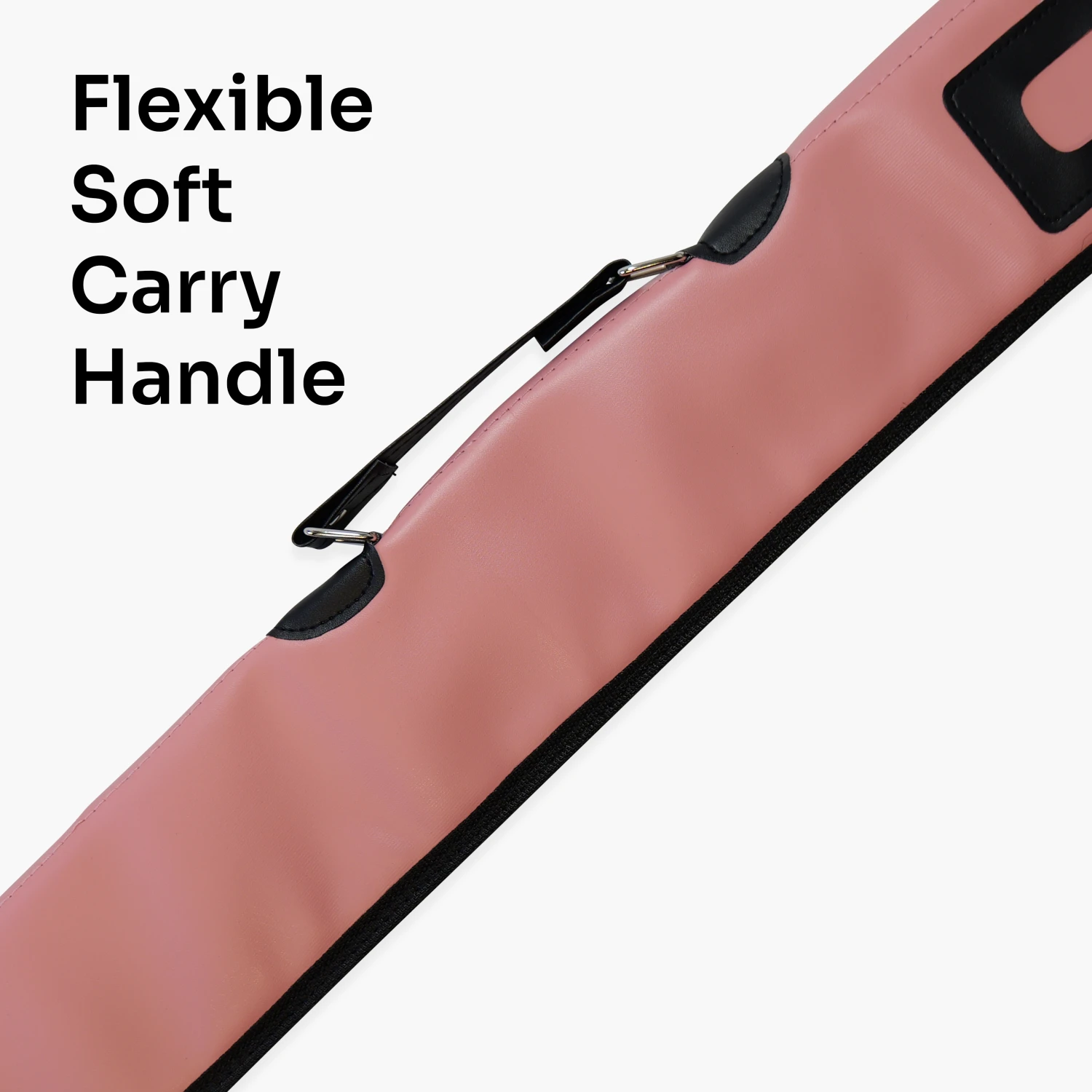 Cue & Case Quality Thick Padded Light Pink Vinyl 2pc Soft Cue Case 6 Cue & Case Quality Thick Padded Light Pink Vinyl 2pc Soft Cue Case - Image 4