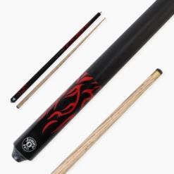 Jonny 8 Ball Jonny 8 Ball 57 Inch 2 Piece RISS Pool Cue 8.5mm Elk Master Tip - Interchangeable Shaft