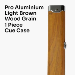 Cue & Case Pro Aluminium One Piece Wood Grain Cue Case Metal Ends - Holds 2 Cues -Billiards Shop Artboard 2 40604f8f 2d17 4fc6 a333 864374329d61
