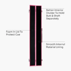 Cue & Case CLASSIC ATTACHE 2 Piece Snooker Pool Cue Case With Batten Divider -Billiards Shop Artboard 4 703ef7bb b5bb 4569 b180 c3125f2d024b
