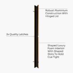 Cue & Case Pro Aluminium One Piece Wood Grain Cue Case Metal Ends - Holds 2 Cues -Billiards Shop Artboard 4 d5f719f2 fb10 4b5e b38c cdea025ef2a7