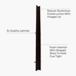 Cue & Case Baize Master Prestige One Piece Luxury Snooker Pool Cue Case - Holds 2 Cues -Billiards Shop Artboard 4 f062260c 8f9a 4f2b 99be a7123e16d55b