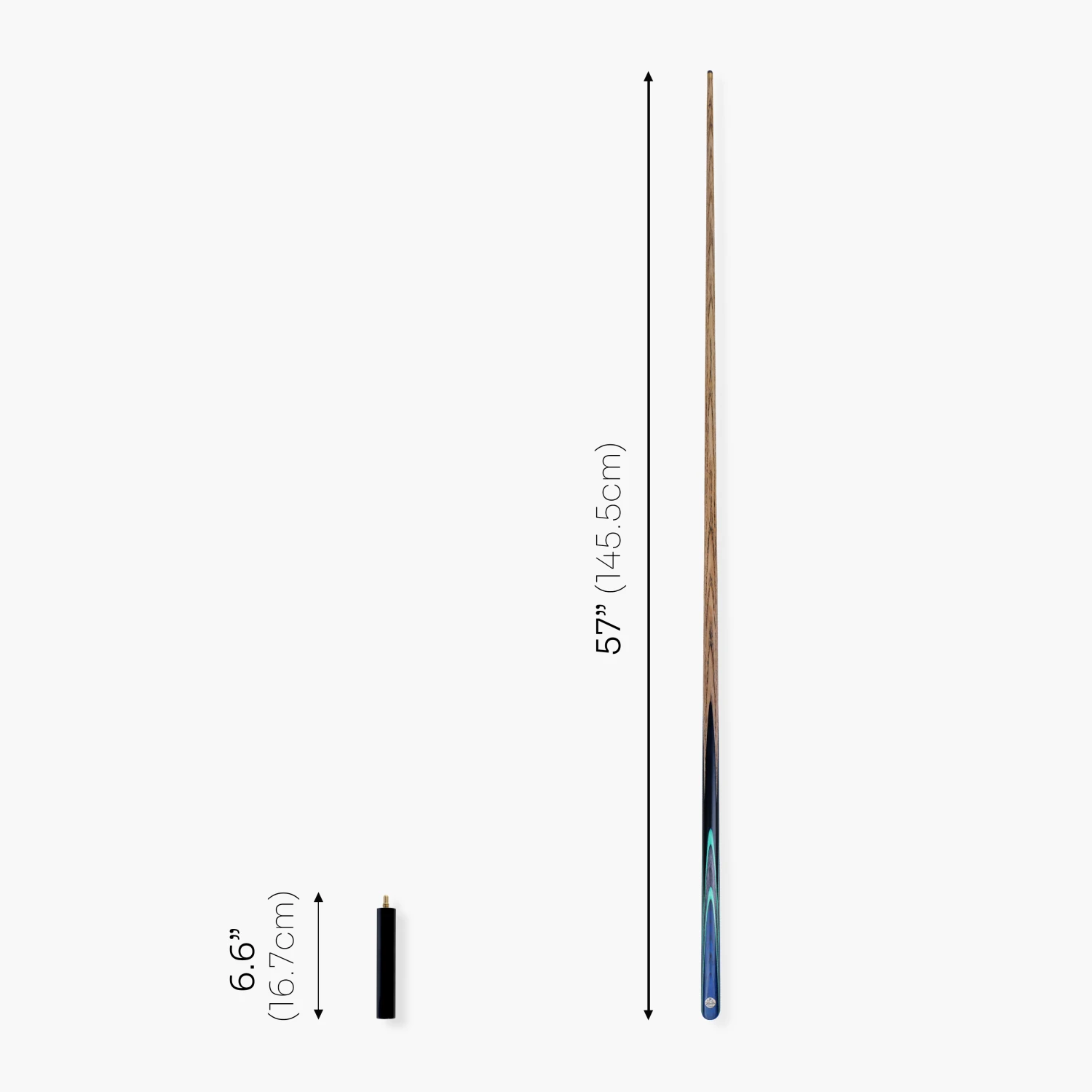 Baize Master Baize Master Blue Admiral 1 Piece Cue + 6" Mini-Butt Extension 8 Baize Master Baize Master Blue Admiral 1 Piece Cue + 6" Mini-Butt Extension - Image 6