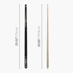 Jonny 8 Ball Jonny 8 Ball AZTEC 8.5mm Tip Adjustable 4 Piece Ash Pub Pool Cue, Shorten To 45" -Billiards Shop Aztec 5