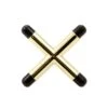 Cue & Case Brass CROSS Rest Head For Snooker Or Pool With Plastic Toes -Billiards Shop BRASS CROSS REST HEAD FOR SNOOKER OR POOL WITH PLASTIC TOES