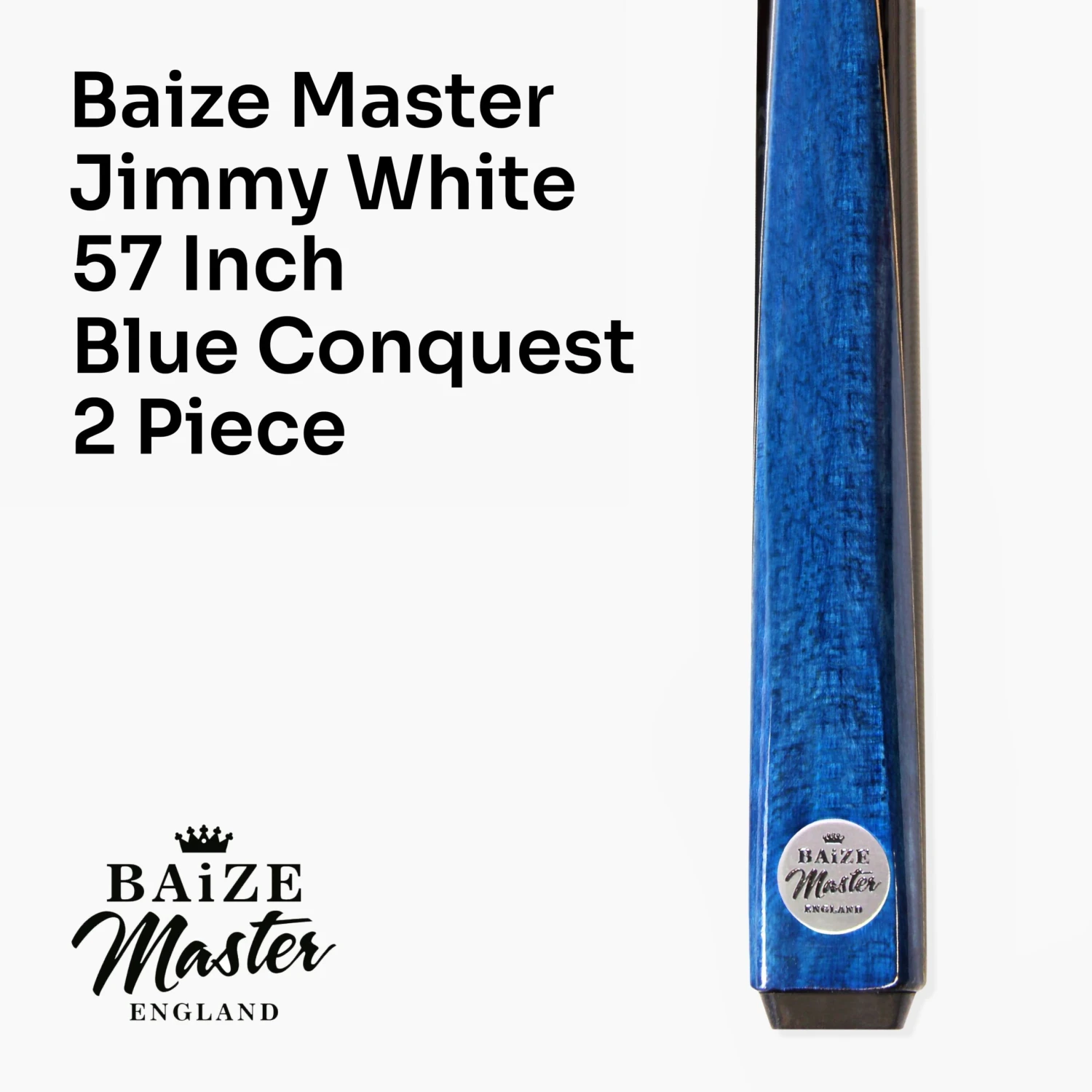 Baize Master Baize Master JIMMY WHITE Signature CONQUEST 57 Inch 2 Piece Snooker Pool Cue 9.5mm Tip 4 Baize Master Baize Master JIMMY WHITE Signature CONQUEST 57 Inch 2 Piece Snooker Pool Cue 9.5mm Tip - Image 2