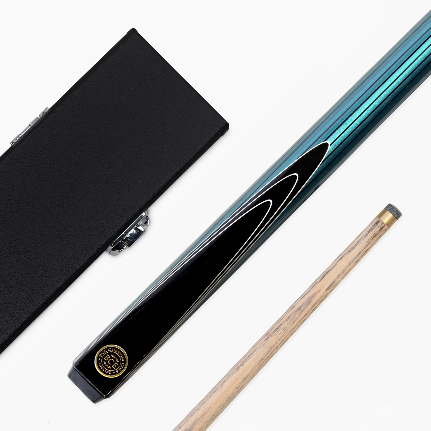 BCE BCE Blue Pinstripe 57 Inch 2 Piece Snooker Pool Cue And Case Set 9.5mm Tip 3 BCE BCE Blue Pinstripe 57 Inch 2 Piece Snooker Pool Cue And Case Set 9.5mm Tip