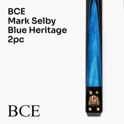 BCE BCE MARK SELBY Signature Heritage 57 Inch 2 Piece Snooker Pool Cue 9.5mm Tip -Billiards Shop Blue 2