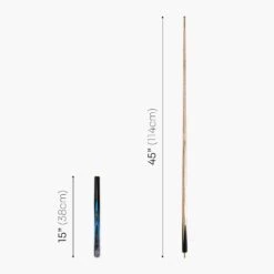 Baize Master Baize Master Gold Series 58 Inch EMPEROR ¾ Jointed Snooker Pool Cue With 9.5mm Tip And 6 Inch Mini Butt -Billiards Shop Blue EMP 5 1b1e5b32 5234 4198 92c5 93a6868cb2fb