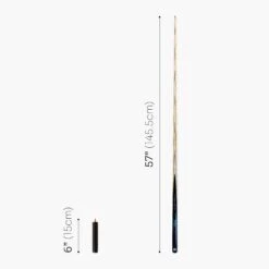 Baize Master Baize Master Widow 57 Inch One Piece English Pool Cue 8.5mm Tip With Laser Engraved Shaft Technology And Hand-Fitted Baize Master Pro Tip – Mini Butt Included -Billiards Shop Blue Spider 4
