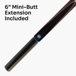 Baize Master Baize Master 3/4 CRUCIBLE Hand Spliced 57 Inch Ash Snooker Pool Cue With 9.5mm Tip + Mini Butt Extension -Billiards Shop Brown43Q
