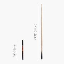 Jonny 8 Ball Jonny 8 Ball 3/4 SNIPER 57 Inch Ash English Pool Cue With 8mm Layered Pro Tip -Billiards Shop Brown5
