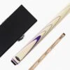 BCE BCE Cream & Purple 57 Inch 2 Piece Snooker Pool Cue And Case Set 9.5mm Tip 2 BCE BCE Cream & Purple 57 Inch 2 Piece Snooker Pool Cue And Case Set 9.5mm Tip -Billiards Shop Cream Purple1