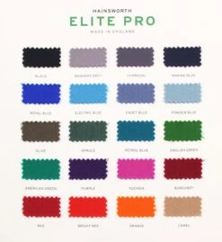 Hainsworth Hainsworth ELITE PRO 7ft UK POOL Table Cloth Bed & Cushion Set -Billiards Shop EP SWATCHES FINAL 4238d714 e0b3 46fb 8b13 8ecf6e24f8c5