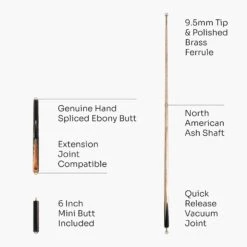 Baize Master BAIZE MASTER Limited Edition Gold Series 58 Inch ¾ Jointed Professional Snooker Pool Cue 9.5mm With Hand-fitted Medium Pro Layered Tip – Polished And Finished Locally In The UK! 34 Baize Master BAIZE MASTER Limited Edition Gold Series 58 Inch ¾ Jointed Professional Snooker Pool Cue 9.5mm With Hand-fitted Medium Pro Layered Tip – Polished And Finished Locally In The UK! -Billiards Shop G23 6 eae622db a740 42fa 82c6 9154095bf563