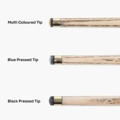 Baize Master BAIZE MASTER Limited Edition Gold Series 57 Inch ¾ Jointed Professional English Pool Cue 8.5mm With Hand-fitted Medium Pro Tip – Polished And Finished Locally In The UK! -Billiards Shop G4 8