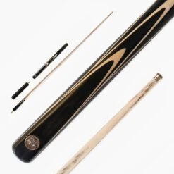Baize Master BAIZE MASTER Limited Edition Gold Series 57 Inch ¾ Jointed Professional English Pool Cue 8.5mm With Hand-fitted Medium Pro Tip – Polished And Finished Locally In The UK! -Billiards Shop G66 1 05166a3a 47ab 41d4 ba55 ed37d4d451c6