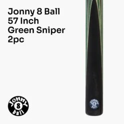 Jonny 8 Ball Jonny 8 Ball 2 Piece SNIPER 57 Inch Ash English Pool Cue With 8mm Pro Leather Tip -Billiards Shop Green 2 6af54270 e7e3 4e5d 9d28 0d4df5c56d32