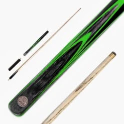 Baize Master G14 Baize Master GREEN EMPEROR 57 Inch 3/4 English 8 Ball Pool Cue With 8.5mm Tip
