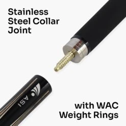 Riley Riley HD-400 ASI 2 Piece Weight Adjustable Snooker Pool Cue With WAC Technology 9.5mm Tip -Billiards Shop HD 400 3 f04bf31f 1765 4395 9720 288f115f74d3