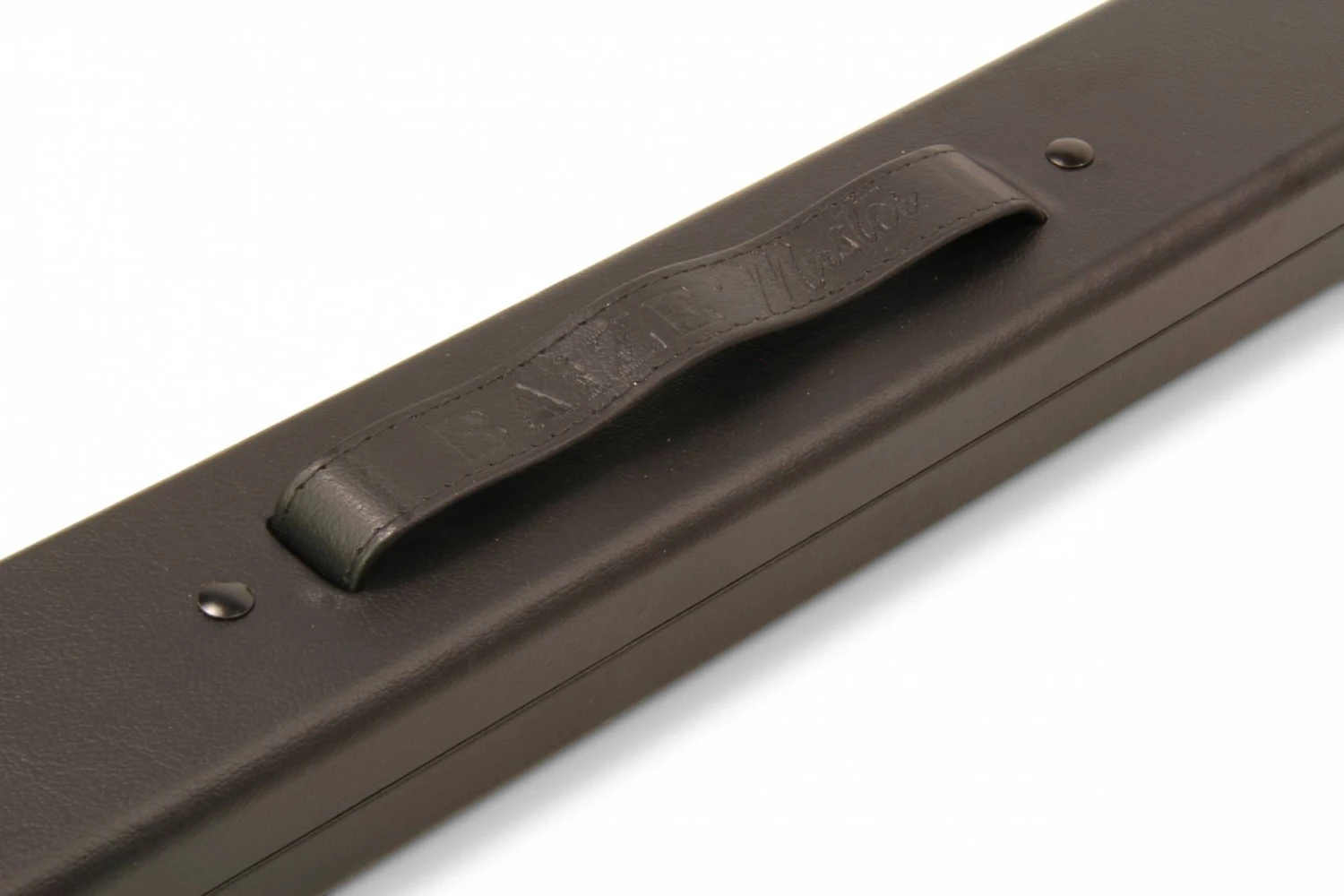 Baize Master Baize Master Deluxe PLAIN BLACK 2pc Pool And Snooker Cue Case With Metal Badge And Plastic Ends - Black White Interior 5 Baize Master Baize Master Deluxe PLAIN BLACK 2pc Pool And Snooker Cue Case With Metal Badge And Plastic Ends - Black White Interior - Image 3