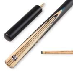 Jonny 8 Ball Jonny 8 Ball 57 Inch Traditional ¾ Jointed Ash Snooker Pool Cue 9mm Tip + Mini Butt -Billiards Shop IMG 10144