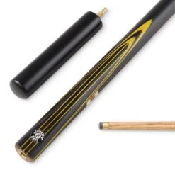 Jonny 8 Ball Jonny 8 Ball 57 Inch Traditional ¾ Jointed Ash Snooker Pool Cue 9mm Tip + Mini Butt