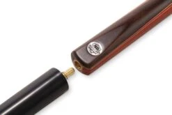 PRO147 PRO147 RED DEVIL 2pc Centre Joint Matching Ash Snooker Cue With Genuine Multi Spliced Butt, 9.5mm Leather Tip And Quick Release Mini Butt Extension -Billiards Shop IMG 12768 copy scaled 1