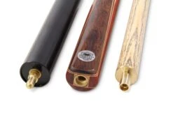 PRO147 PRO147 RED DEVIL 2pc Centre Joint Matching Ash Snooker Cue With Genuine Multi Spliced Butt, 9.5mm Leather Tip And Quick Release Mini Butt Extension -Billiards Shop IMG 13931 copy scaled 1