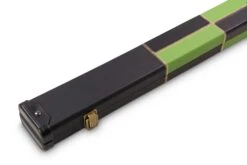 Cue & Case Deluxe 3/4 CHEQUERED Cue Case With Plastic Ends And Horizontal Chalk Compartment -Billiards Shop IMG 14690 copy