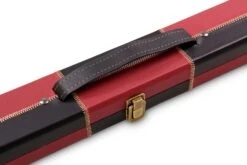 Cue & Case Deluxe 3/4 CHEQUERED Cue Case With Plastic Ends And Horizontal Chalk Compartment -Billiards Shop IMG 14712 copy