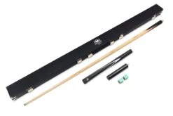 PRO147 PRO147 STRIKER 3/4 Standard Snooker Pool Cue And Case Set - Black Reinforced Case, Mini Butt And Chalks 9.5mm Tip -Billiards Shop IMG 16322 copy 2