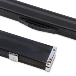 Baize Master Baize Master 3/4 Black 3 Slot LOCKABLE Metal Ends Snooker Pool Cue Case - Holds 2 Cues