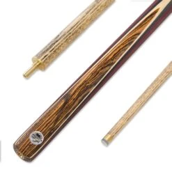 Pro147 Pro 147 CLASSIC PURPLE HEART 2pc Snooker Pool Cue With Non Matching Grain Ash And Extension Thread - 9.5mm Tip PH1