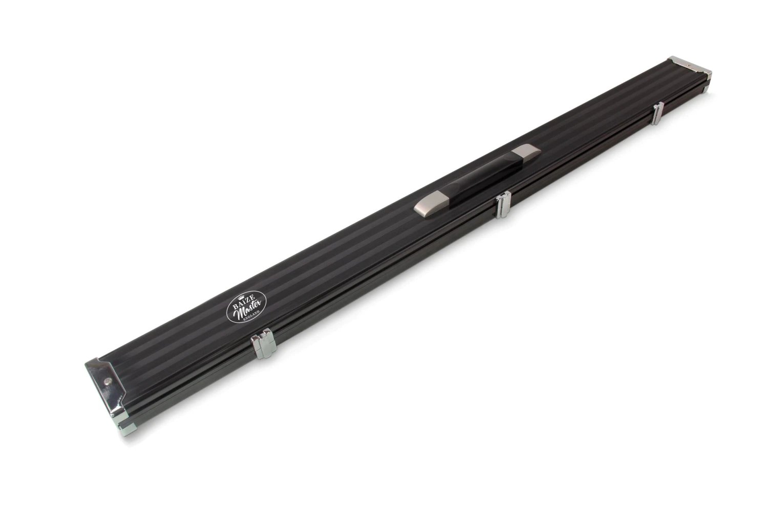 Baize Master Baize Master WIDE BLACK 3/4 PRO LINE Aluminium Metal Ends Snooker Pool Cue Case - Holds 2 Cues 4 Baize Master Baize Master WIDE BLACK 3/4 PRO LINE Aluminium Metal Ends Snooker Pool Cue Case - Holds 2 Cues - Image 2