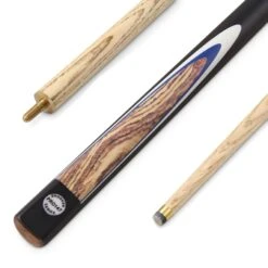 PRO147 PRO147 48 Inch 3 Piece Kingwood Junior Kids Snooker Pool Cue 10mm Tip