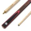 PRO147 PRO147 48 Inch 2 Piece Red Burl Junior Kids Snooker Pool Cue 10mm Tip