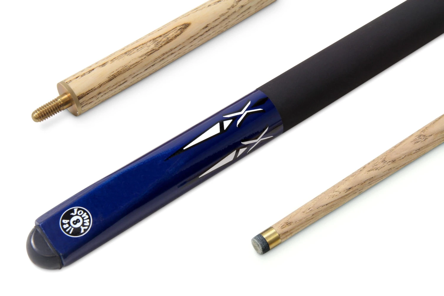 Jonny 8 Ball Jonny 8 Ball 48 Inch 2 Piece Blue Torpedo Junior Kids Snooker Pool Cue 9.5mm Tip 4 Jonny 8 Ball Jonny 8 Ball 48 Inch 2 Piece Blue Torpedo Junior Kids Snooker Pool Cue 9.5mm Tip - Image 2