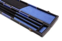 Cue & Case Deluxe 2 Piece 3 SLOT CHEQUERED Snooker Pool Cue Case With Plastic Ends -Billiards Shop IMG 17661 copy scaled 1