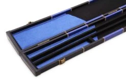 Cue & Case Deluxe 2 Piece 3 SLOT CHEQUERED Snooker Pool Cue Case With Plastic Ends -Billiards Shop IMG 17665 copy scaled 1