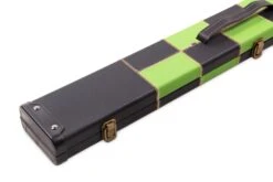 Cue & Case Deluxe 2 Piece 3 SLOT CHEQUERED Snooker Pool Cue Case With Plastic Ends -Billiards Shop IMG 17666copy