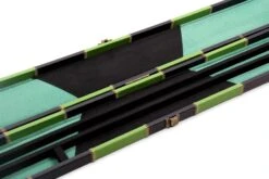 Cue & Case Deluxe 2 Piece 3 SLOT CHEQUERED Snooker Pool Cue Case With Plastic Ends -Billiards Shop IMG 17674copy