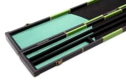 Cue & Case Deluxe 2 Piece 3 SLOT CHEQUERED Snooker Pool Cue Case With Plastic Ends -Billiards Shop IMG 17677copy