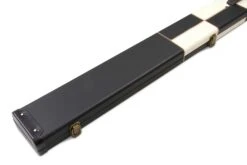 Cue & Case Deluxe 1 Piece WIDE CHEQUERED Snooker Pool Cue Case With Plastic Ends - Holds 3 Cues -Billiards Shop IMG 18375copy