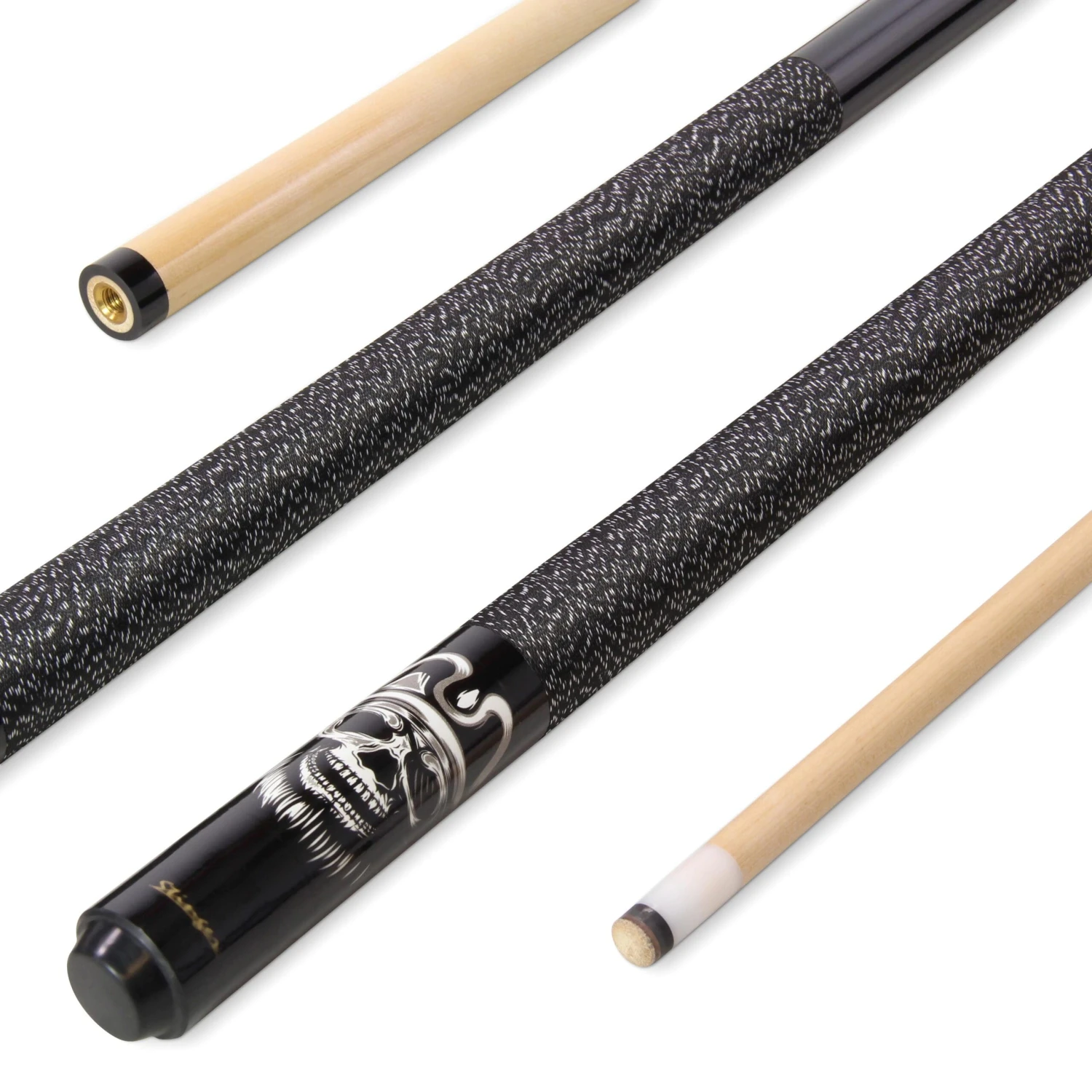 Buffalo Buffalo STINGER SKULL 57 Inch 2 Piece American Pool Cue With 12mm Tip 9 Buffalo Buffalo STINGER SKULL 57 Inch 2 Piece American Pool Cue With 12mm Tip - Image 7