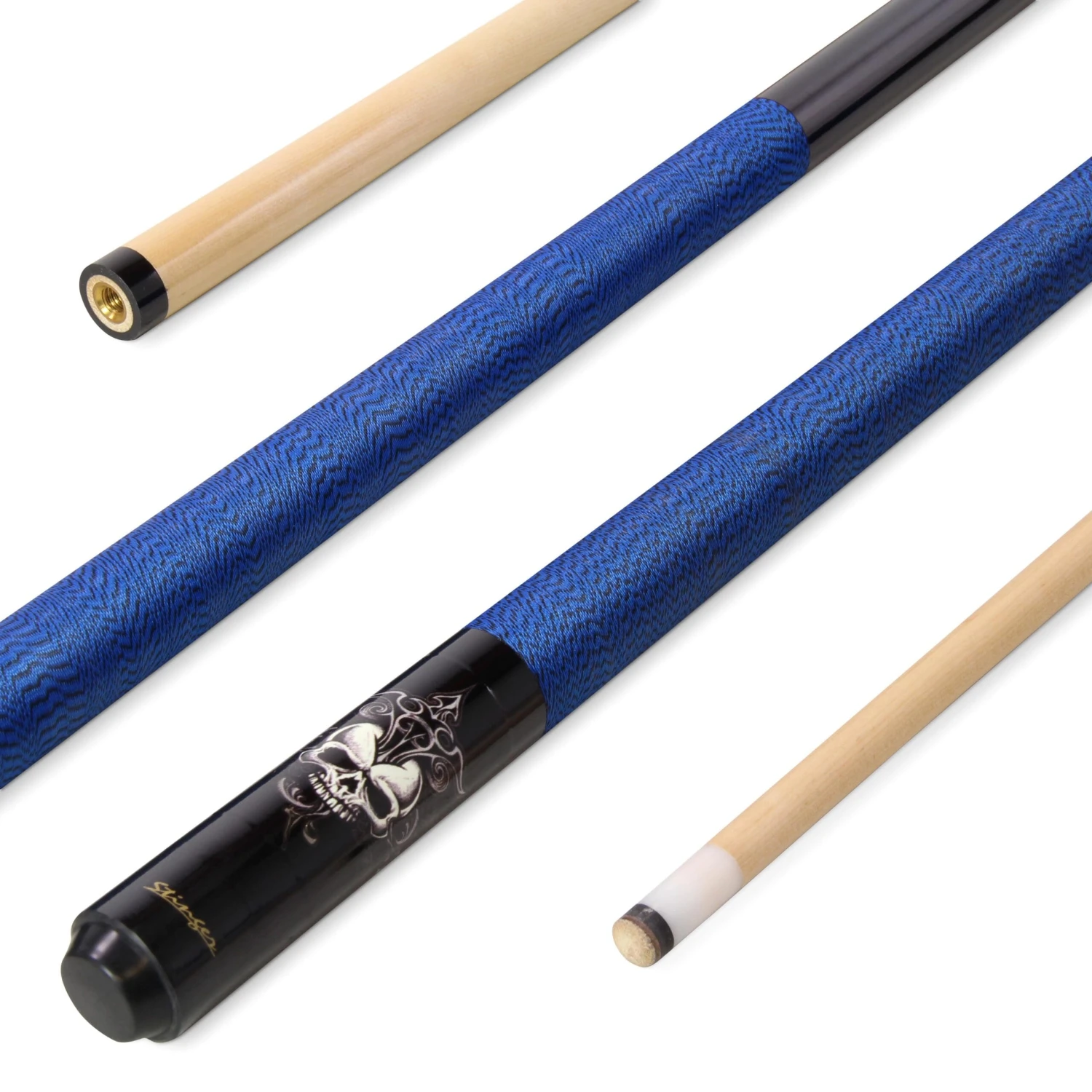 Buffalo Buffalo STINGER SKULL 57 Inch 2 Piece American Pool Cue With 12mm Tip 15 Buffalo Buffalo STINGER SKULL 57 Inch 2 Piece American Pool Cue With 12mm Tip - Image 13