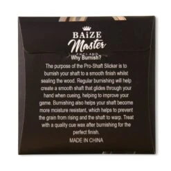 Baize Master Baize Master PRO-SHAFT SLICKER Snooker And Pool Cue Burnishing Pad -Billiards Shop IMG 18743 copy scaled 1