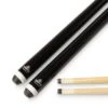 Kudos Kudos PAIR 36 Inch BLACK BUTT Hardwood Economy 2pc Junior Kids Snooker Pool Cue With 4 X 11mm Screw Tip -Billiards Shop IMG 1976