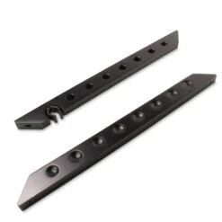 Cue & Case Black STRAIGHT 7 + 1 8 Way Wall Mounted Cue Rack