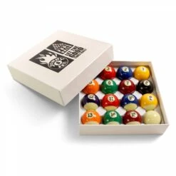 Jonny 8 Ball Jonny 8 Ball 1 5/8 Inch (41mm) Economy SPOTS AND STRIPES Numbered American Kids Junior Pool Balls